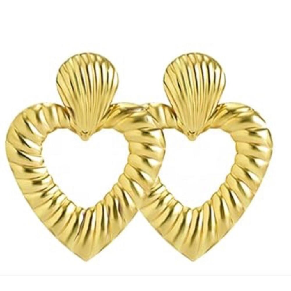 Heart Drop Earrings
